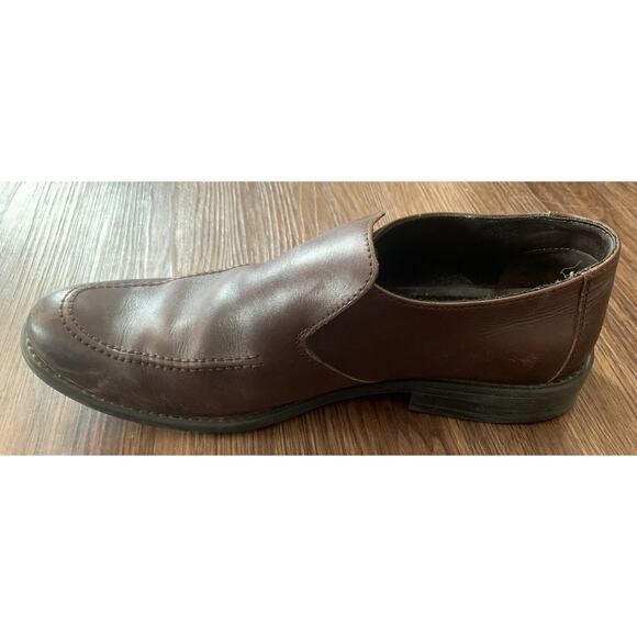 Vito Rossi Oxford Shoes Mens Size 10.5 Italian Leather Chestnut Brown Dress Shoe - Picture 6 of 12